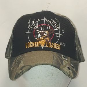 Hunting Hat Camo Black Baseball Cap T117 Z9107